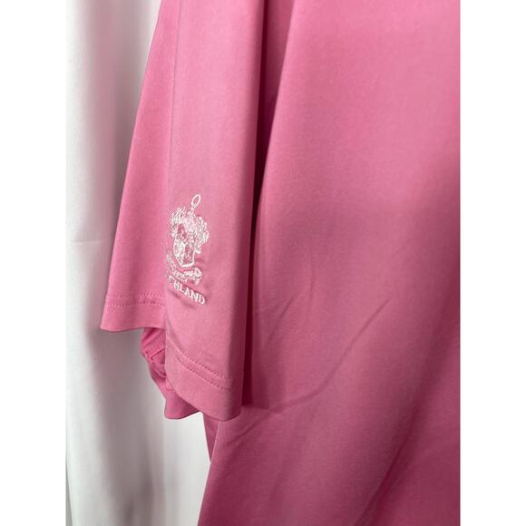 Peter Millar polo golf shirt SUMMER COMFORT men's extra large XL pink RICHLAND - Picture 16 of 16